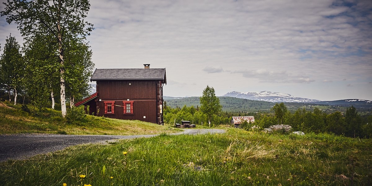 Oddmundstogo. Hytte til utleie på Vaset i Valdres. Foto: Christine Stokkebryn